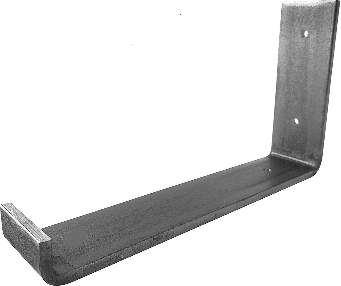 Raft dekorativ prej druri për mur, ngjyrë e zezë dhe arre, Hanah Home, Lam009