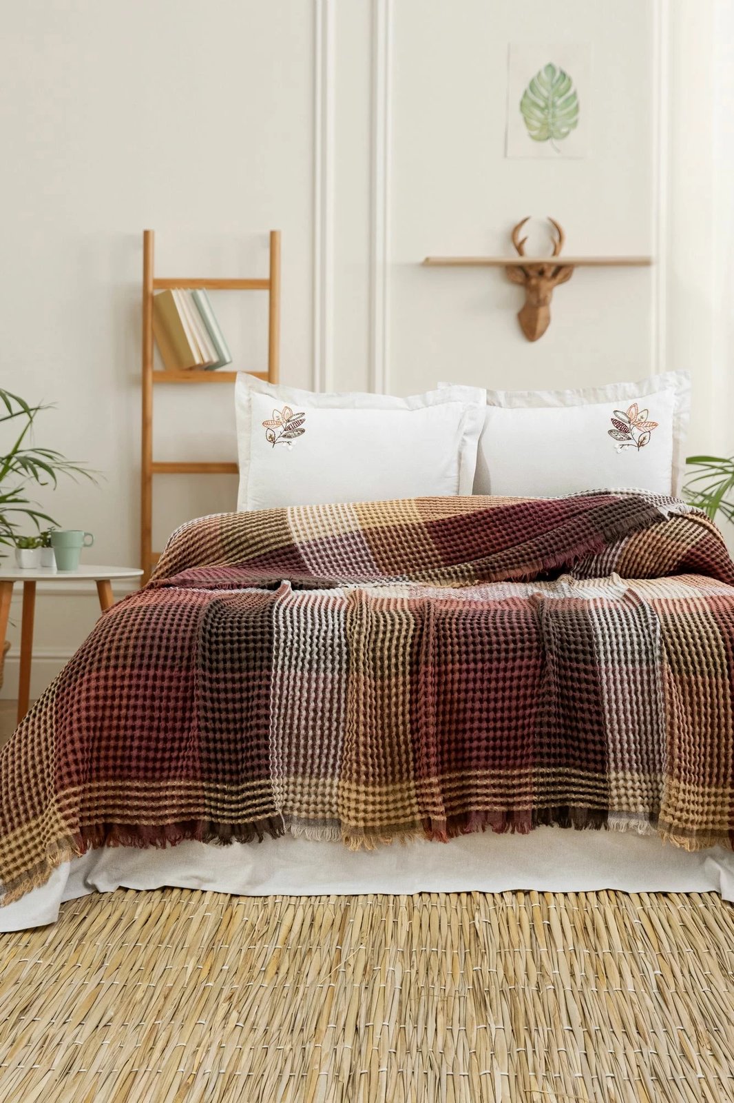 Set piké dopio Floransa, ngjyrë ecru