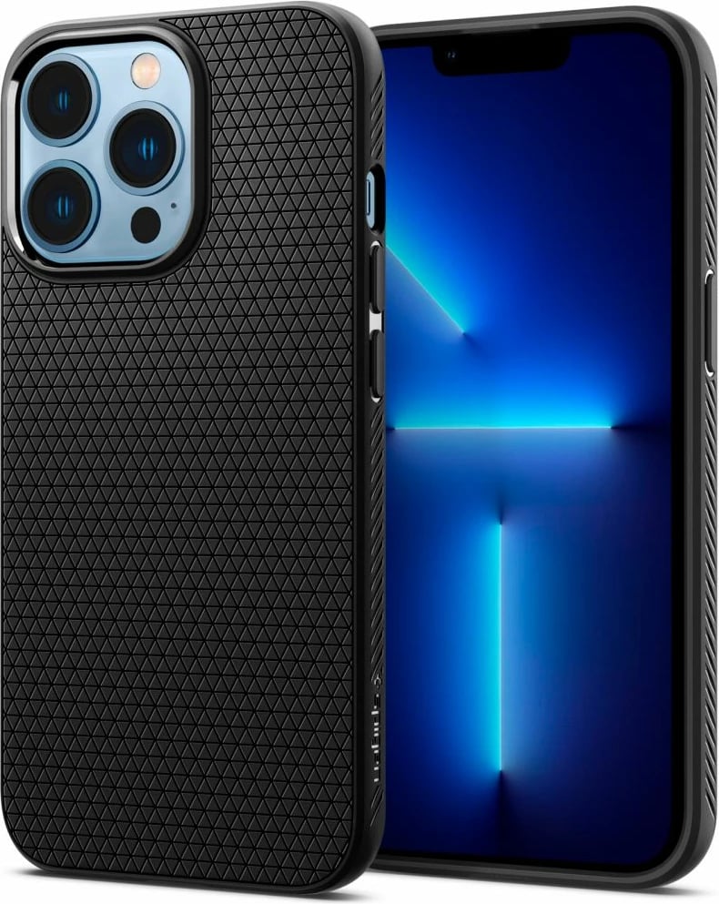 Mbështjellës Spigen Liquid Air për iPhone 13 Pro, Matte Black