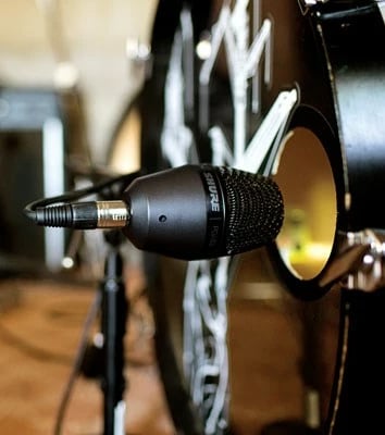 Mikrofon studio SHURE PGA52-XLR, me kabllo, XLR, i zi