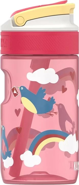 Shishe uji Kambukka Lagoon 400 ml, Love Birds, Rozë