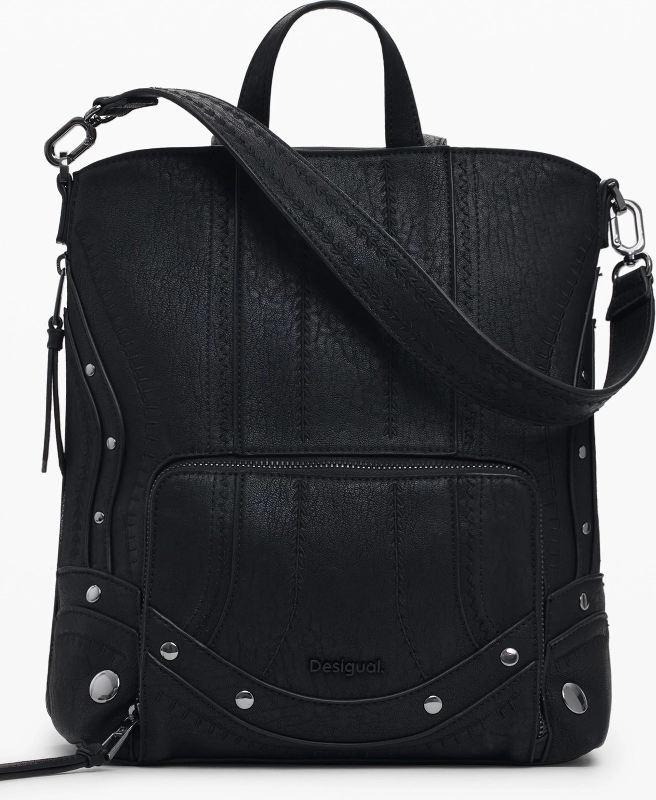 Backpack DESIGUAL EMBRO PATCH PRETORIA mini femra, e zezë