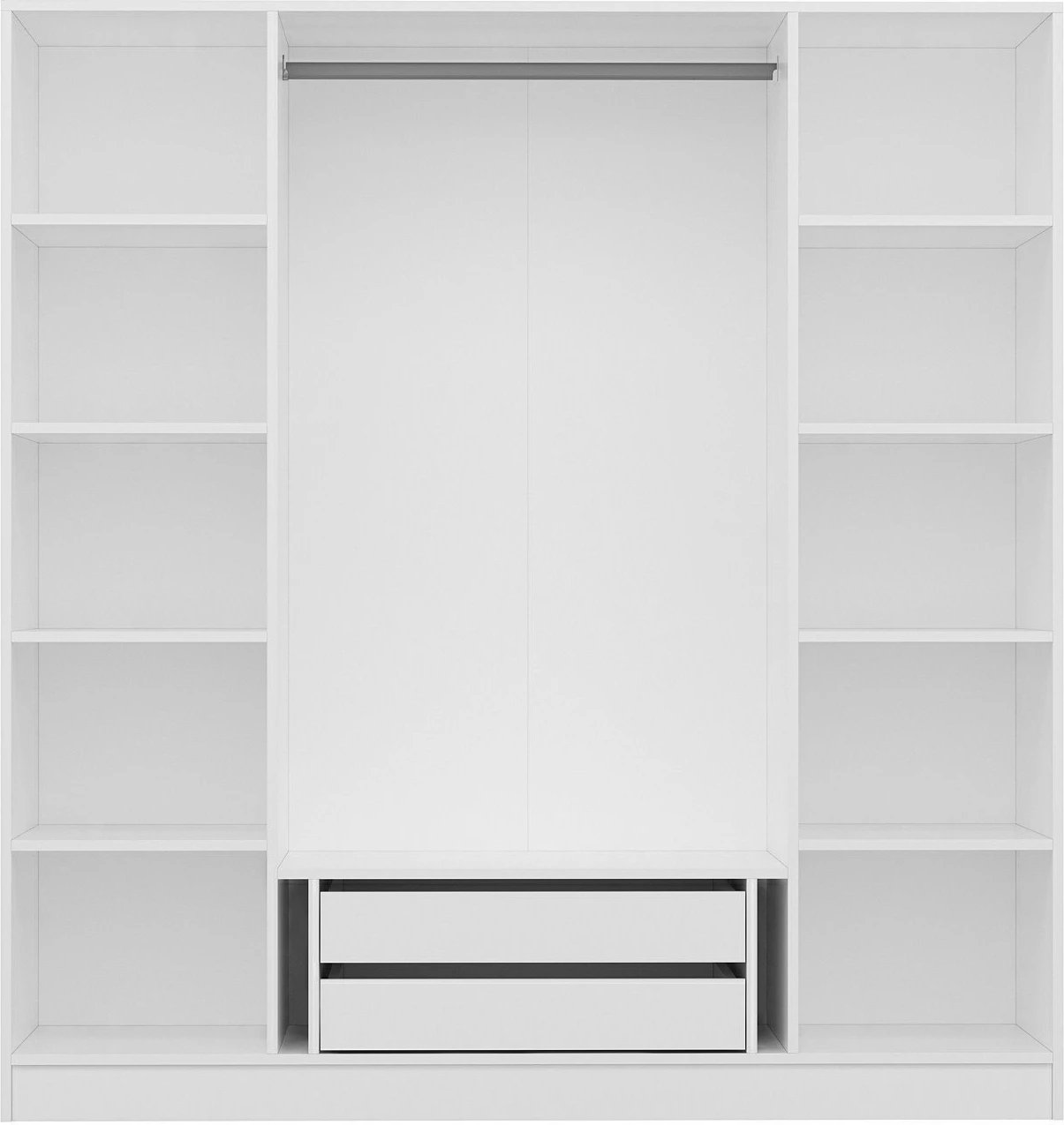 Dollap garderobe Skye Decor, Kale Plus, fume, 180x210x52cm