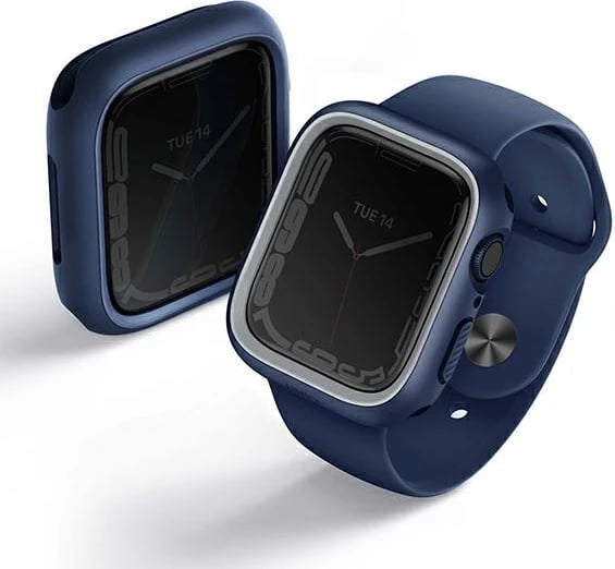 Mbështjellës UNIQ Moduo për Apple Watch 4/5/6/7/8/SE/SE2 44/45mm, blu-gri