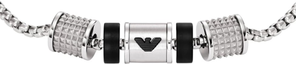 Byzylyk për meshkuj Emporio Armani EGS2999040, argjendtë