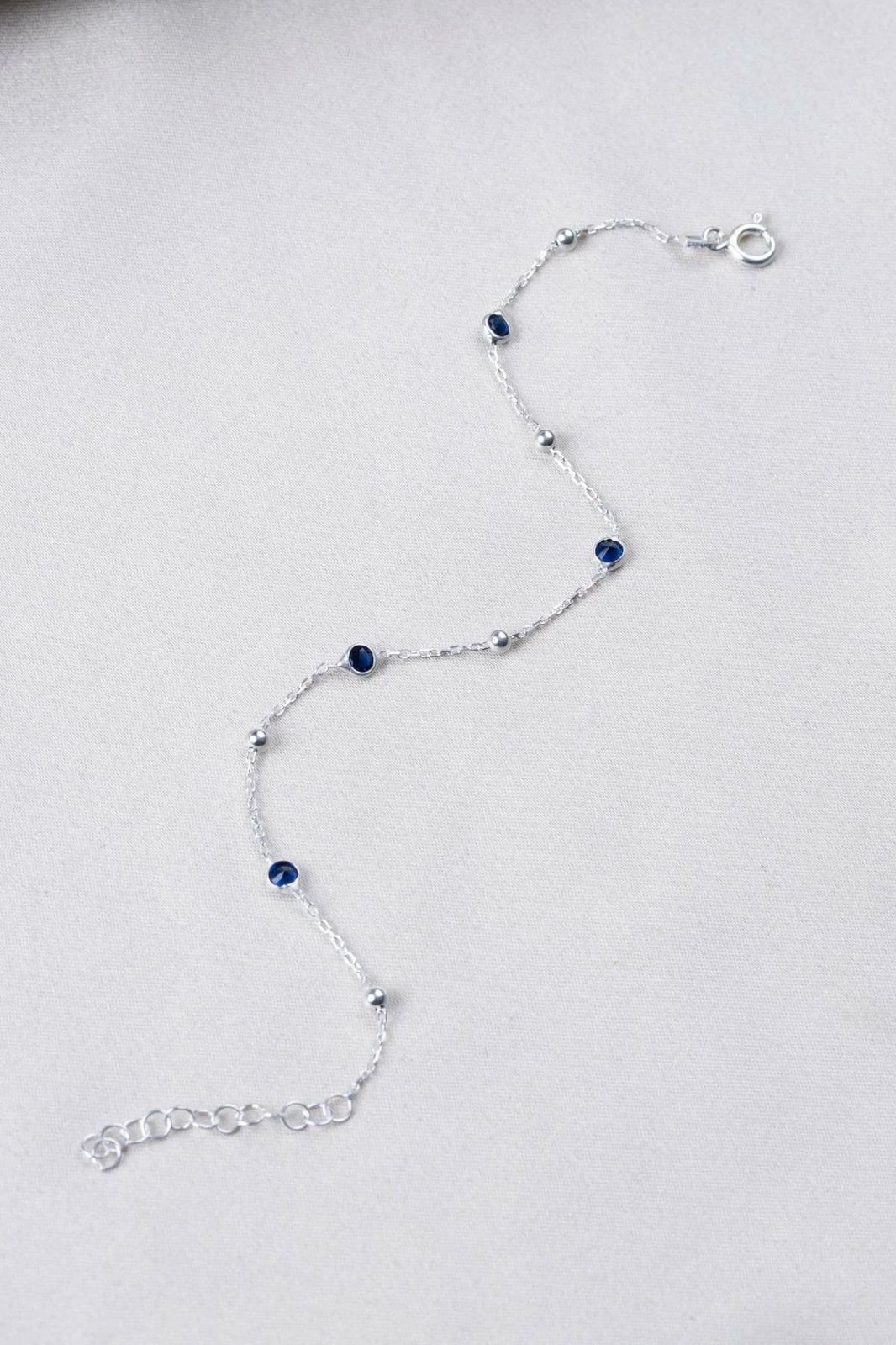 Byzylyk argjendi Jumeon, ngjyrë kaltër e errët, TFNY65232