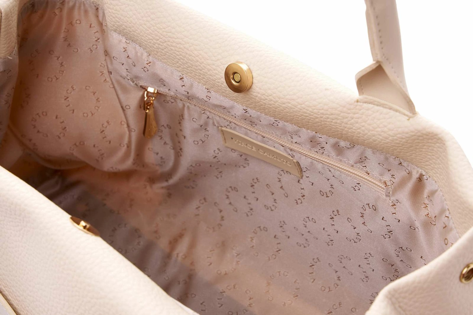Çantë tote Vince Camuto, Vittoria, ngjyrë krem
