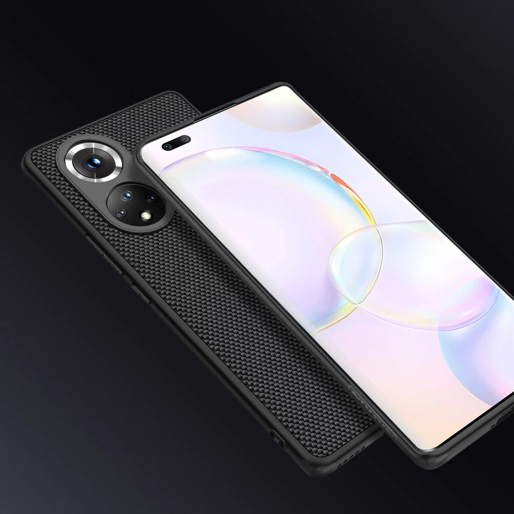 Mbështjellës Nillkin Textured Case për Honor 50 Pro, najlon, i zi