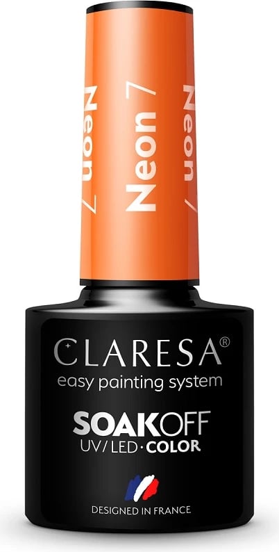 Llak për thonj Claresa Soak Off UV/LED Neon Hybrid 5ml
