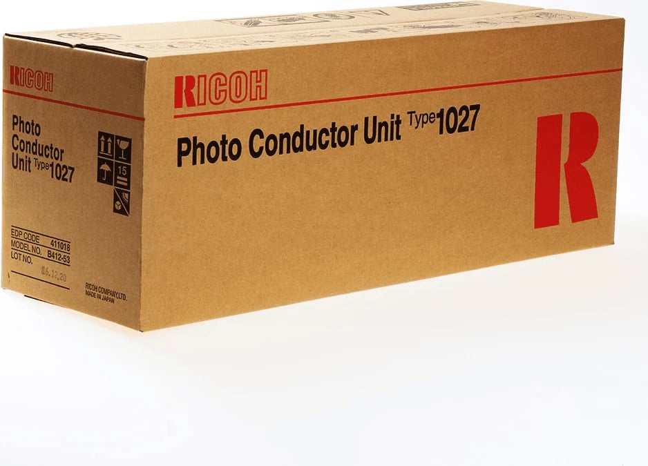 Njësi drum, Ricoh, Type 1027 / 411018, rendiment 60000 faqe, madhësi standard, pa ngjyrë