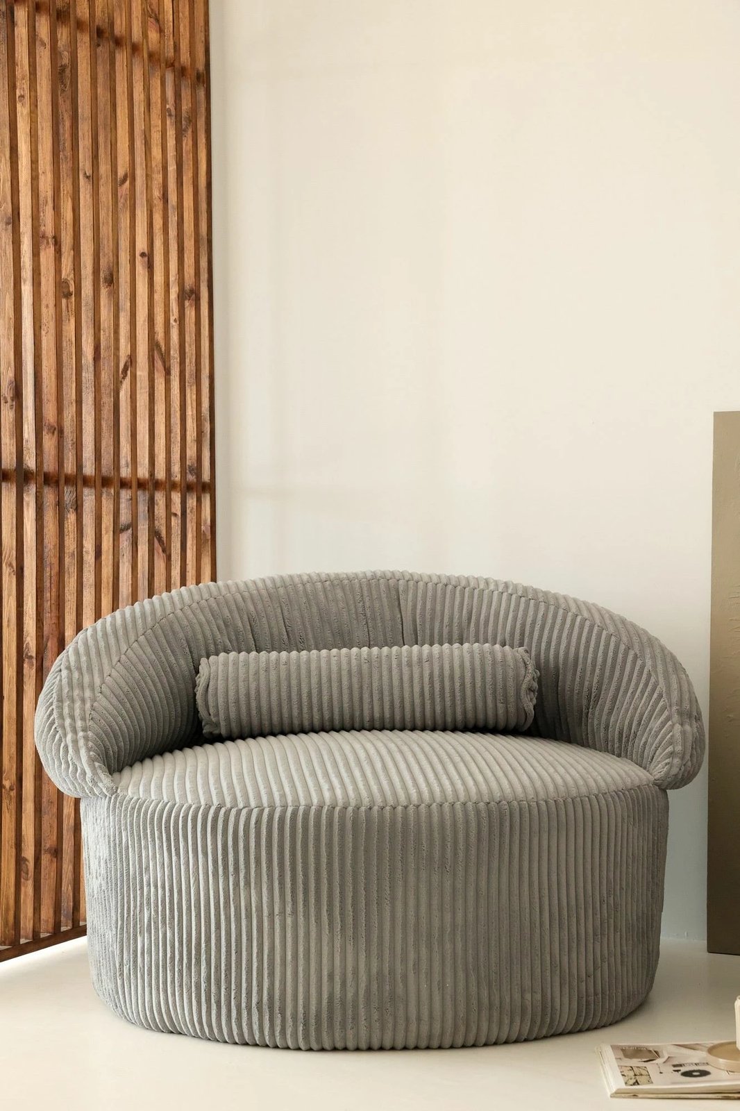 Set divan një vendësh me puf, Atelier del Sofa, anthracite