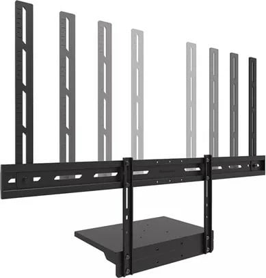 Raft laptopi, Neomounts AV45-500BL, kompatibil VESA 200x200–800x600, për ekrane 43–110", ngarkesë 2.5 kg, i rregullueshëm, zi