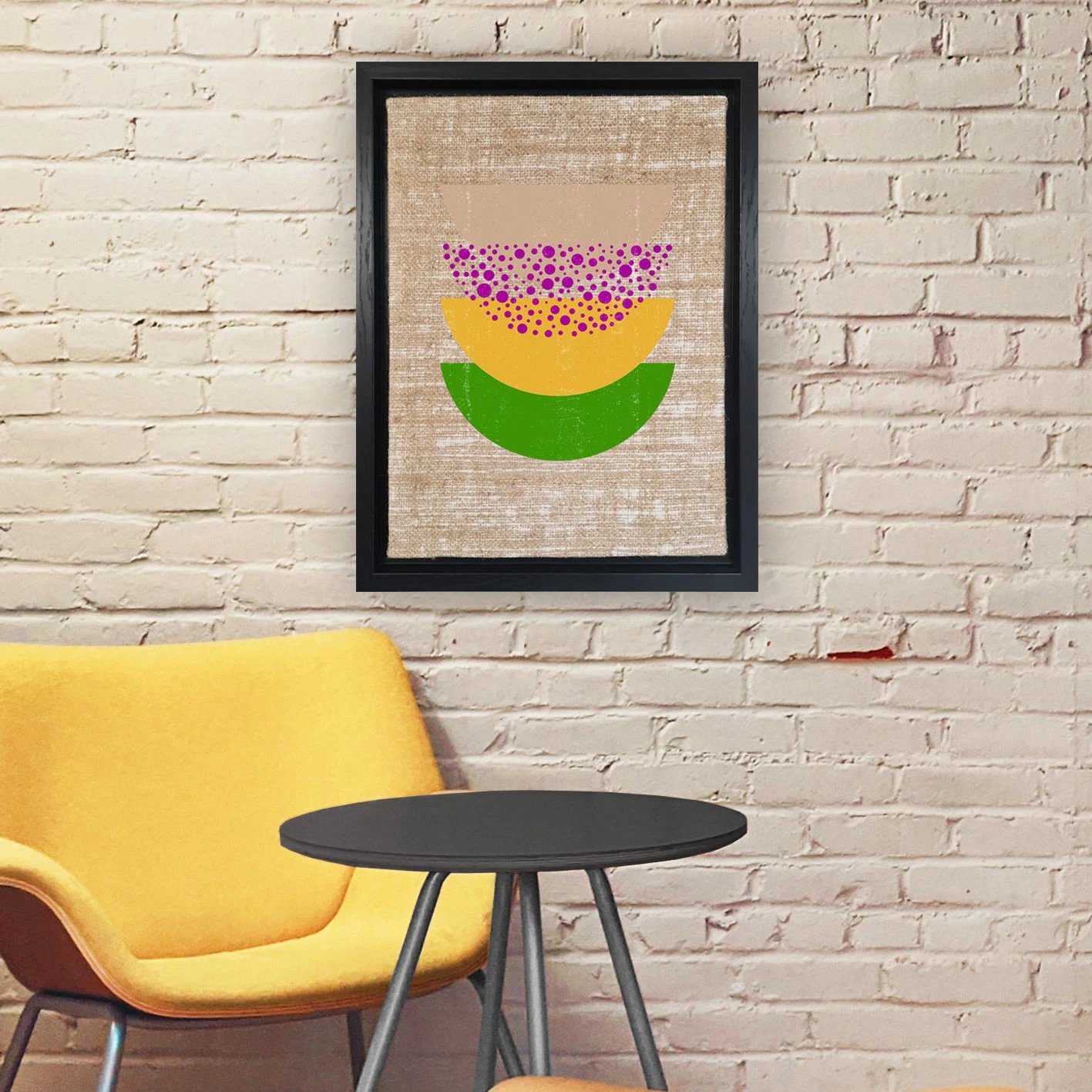 Pikturë dekorative në kanavacë, shumëngjyrëshe, Wallity LSJ81906394335, 36x46cm