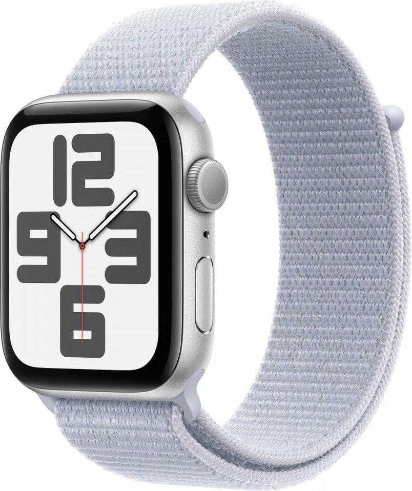 Smartwatch Apple Watch SE GPS, 40 mm, alumini, 32 GB, argjendtë/qielli