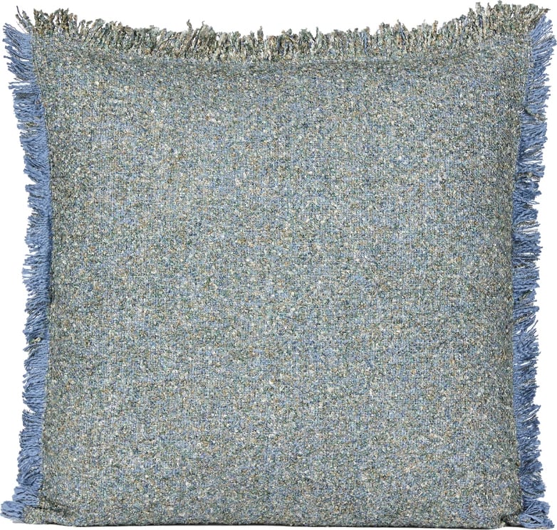 Jastëk dekorativ Bluing C, pambuk-viskozë, ngjyrë kaltër, 50x50cm