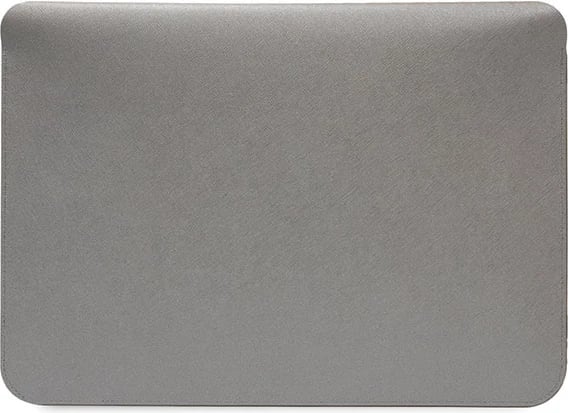 Mbështjellës Karl Lagerfeld Saffiano Karl&Choupette për laptop 14", argjend