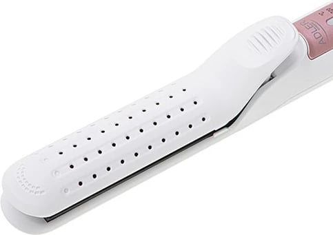 drejtues flokësh, Adler, AD 2326, 2-në-1, 140-220°C, pllaka qeramike 24x106 mm, 360° airflow, auto-off 60 min, e bardhë