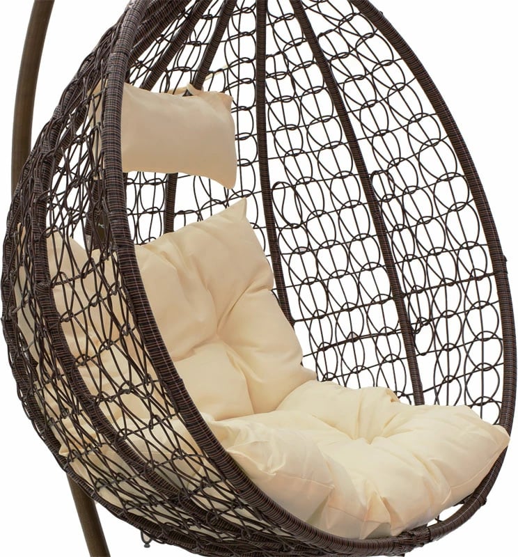 Karrige varëse për kopsht, ngjyrë kafe-bezhë, Zafer, 106x103x200 cm