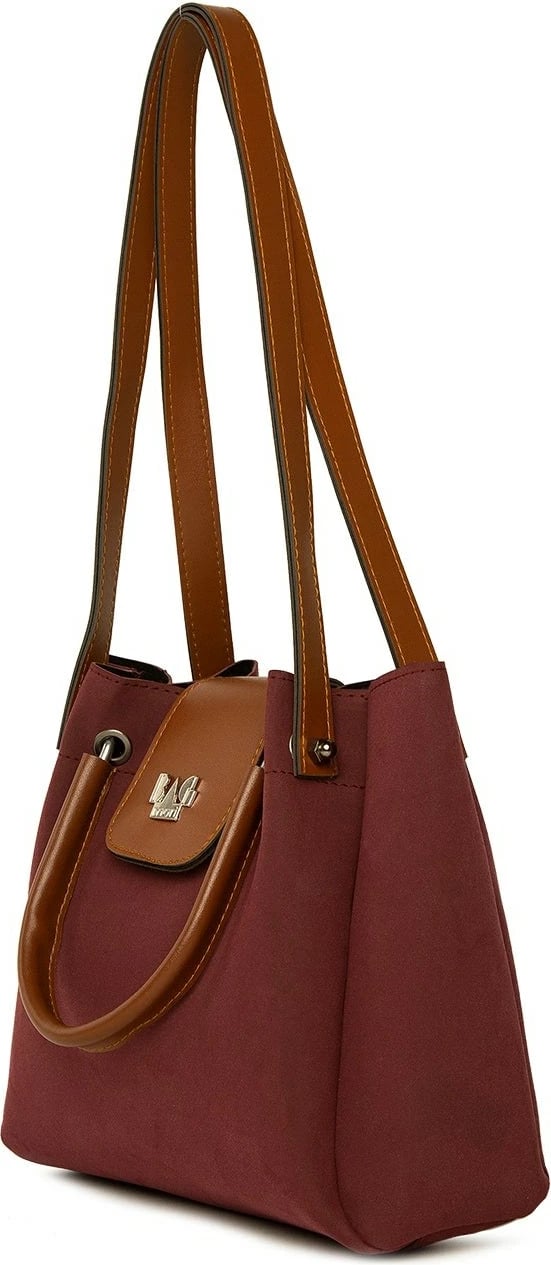 Çantë krahu Zoozie Bags, 7618 - 86573, ngjyrë e kuqe e errët