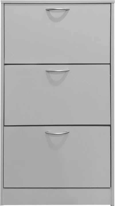 Raft këpucësh Savaz, ngjyrë e bardhë, 60x24x114cm