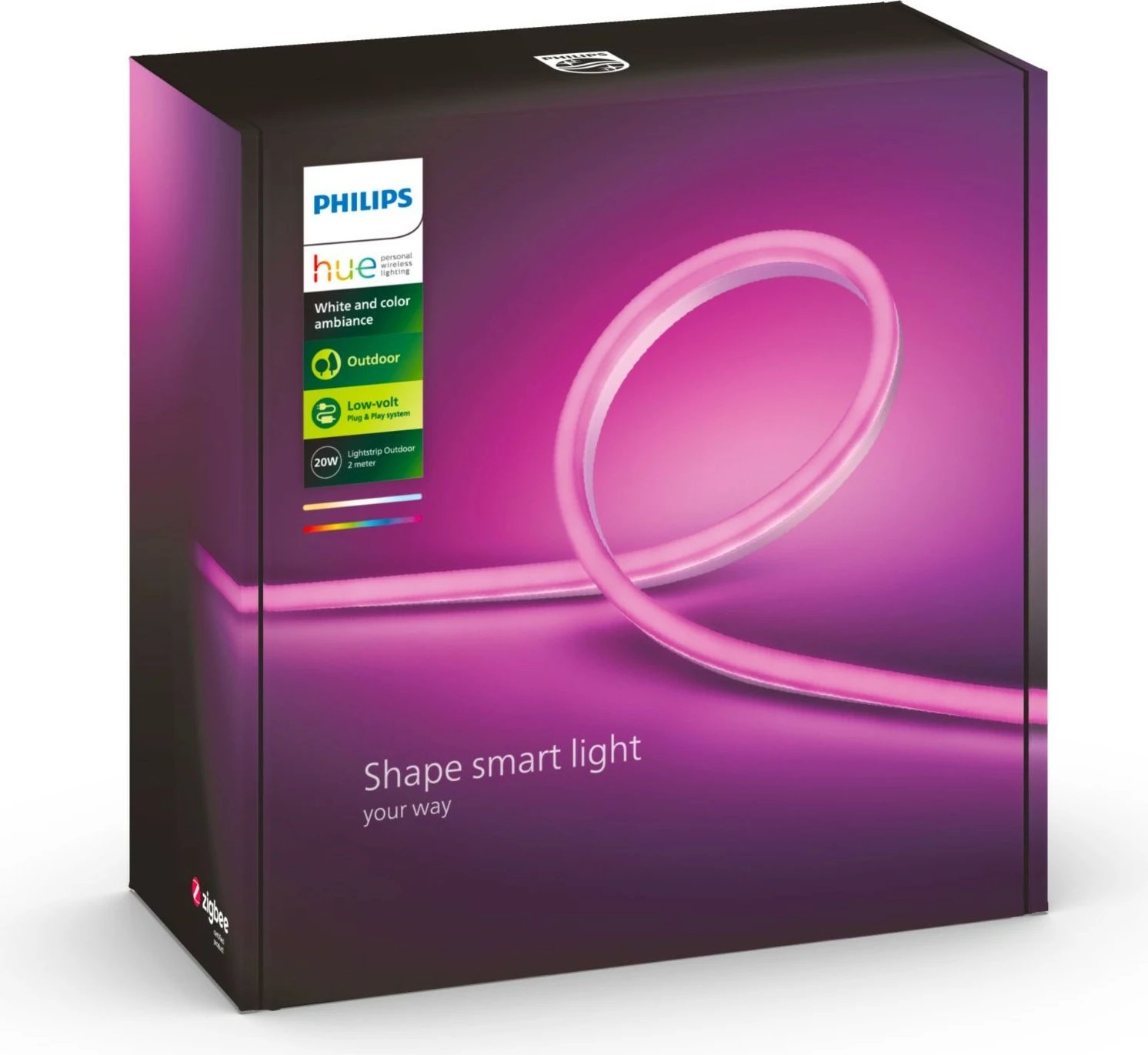 Dritë smart Philips Hue 8718699709839, LED, Multicolour, ZigBee, Silikon