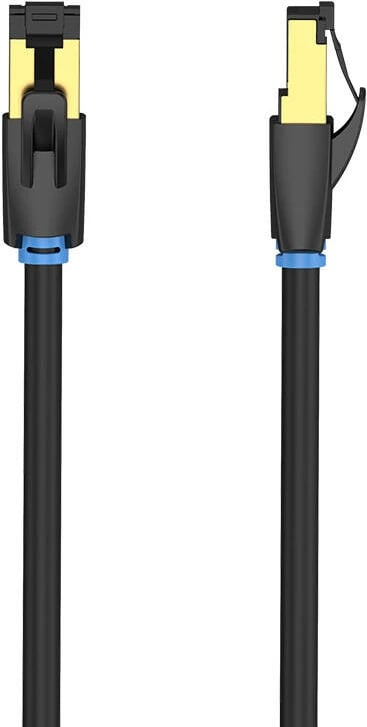 Kabllo rrjeti Vention IKABL CAT8, 10m, 40Gbps, e zezë