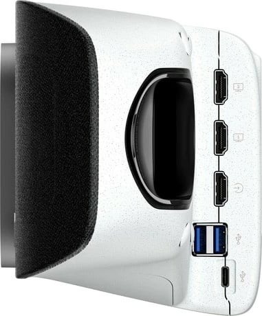 Soundbar POLY Studio X72 me kamera 4K, mikrofon të integruar, i zi