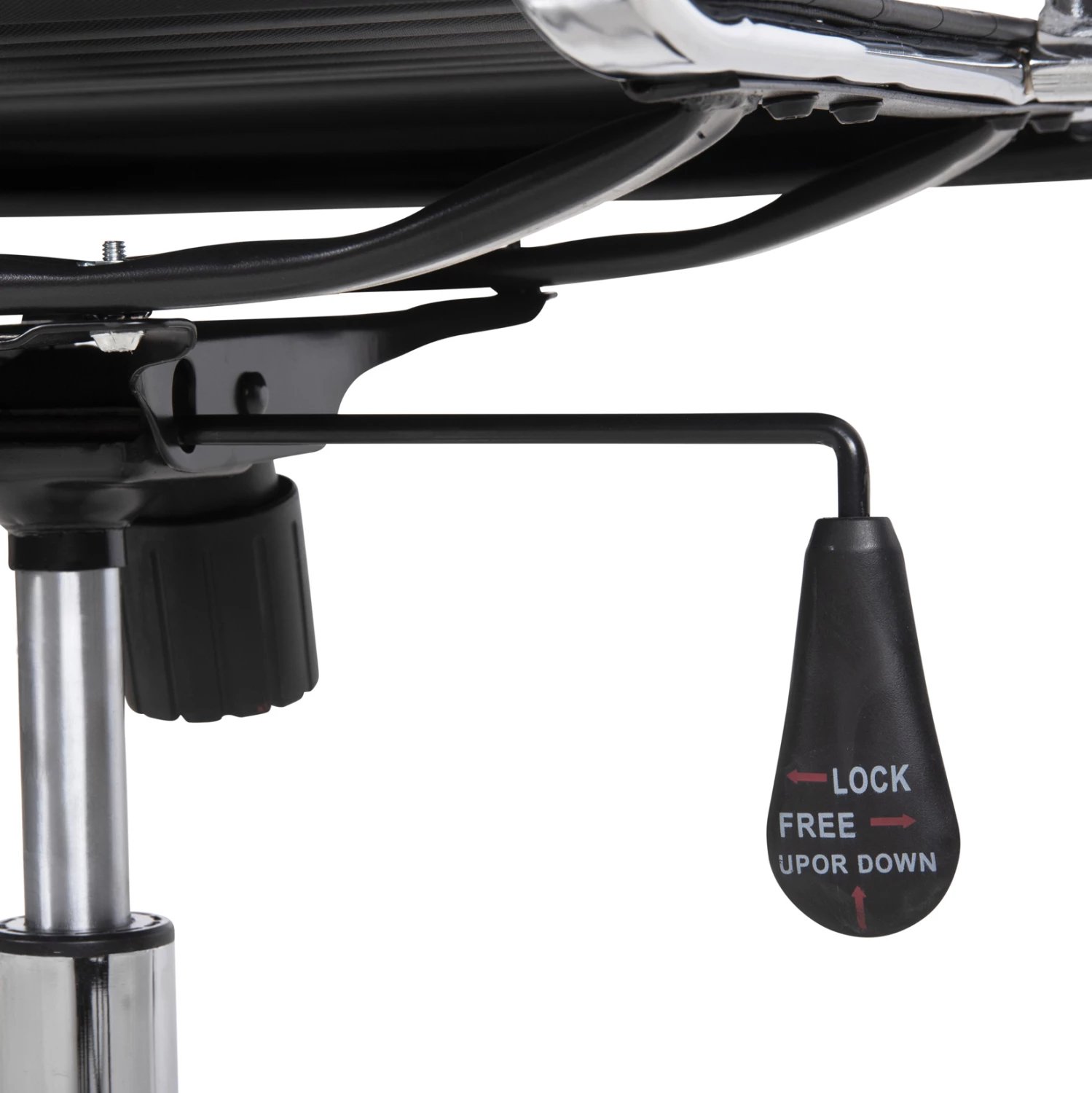 Karrige menaxheri për zyre BOSS FH1059.31, ngjyrë e zezë, PU-metal krom, 54x57x110H cm.