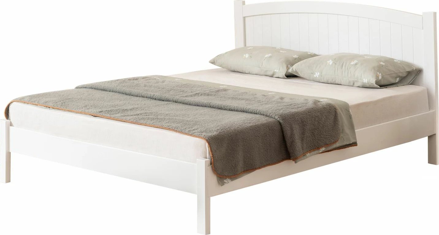 Kornizë krevati dopio, ngjyrë e bardhë, Hanah Home Rüzgar Modern Country, 120x200