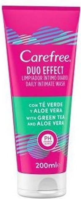 Pastrues intim unisex Carefree Duo Effect Green Tea & Aloe Vera 200ml