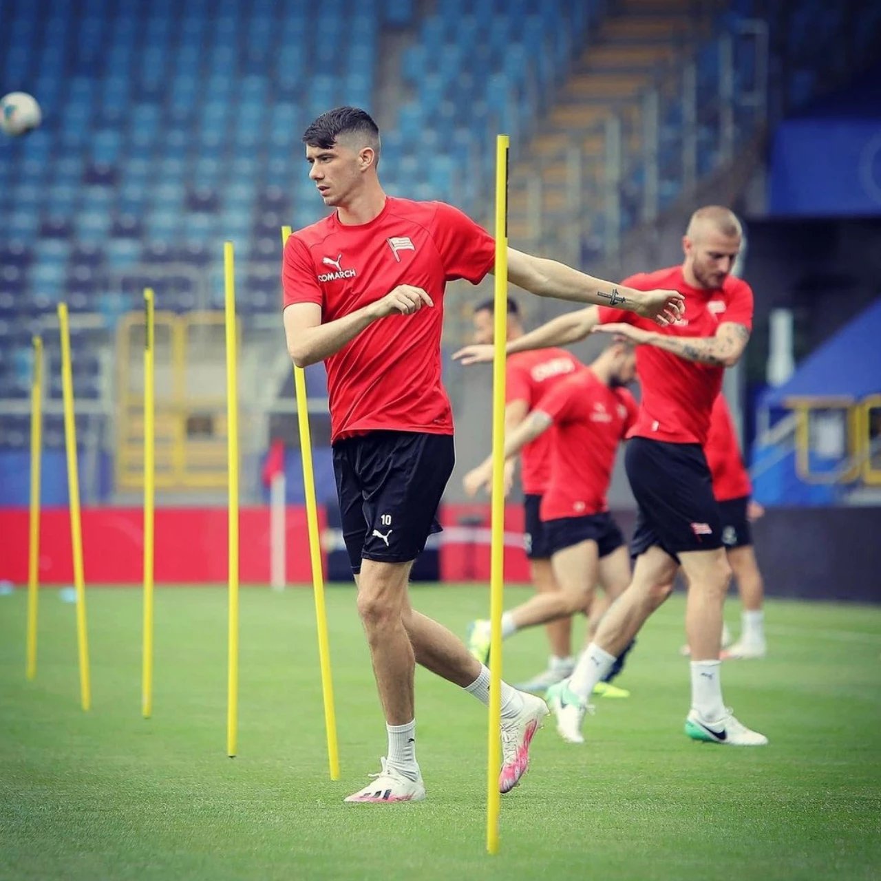 Aksesor futbolli Yakima Sport, i verdhë ose i gjelbër