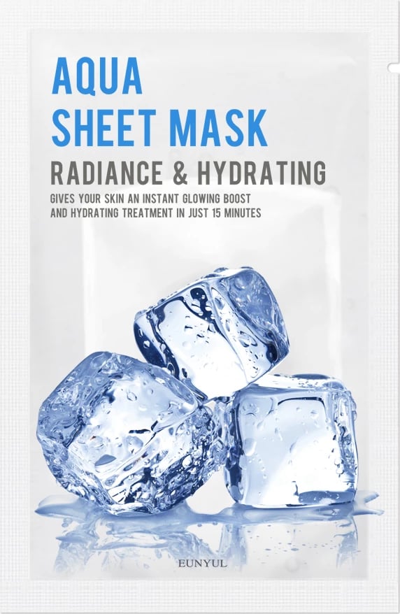 Maskë fytyre për femra EUNYUL Aqua Sheet Mask Hydrating, 22ml