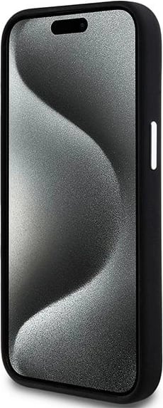 Mbështjellës DKNY Liquid Silicone MagSafe për iPhone 15 Plus / 14 Plus, i zi