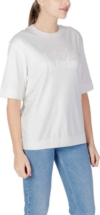 Maicë femra Calvin Klein Jeans e bardhë