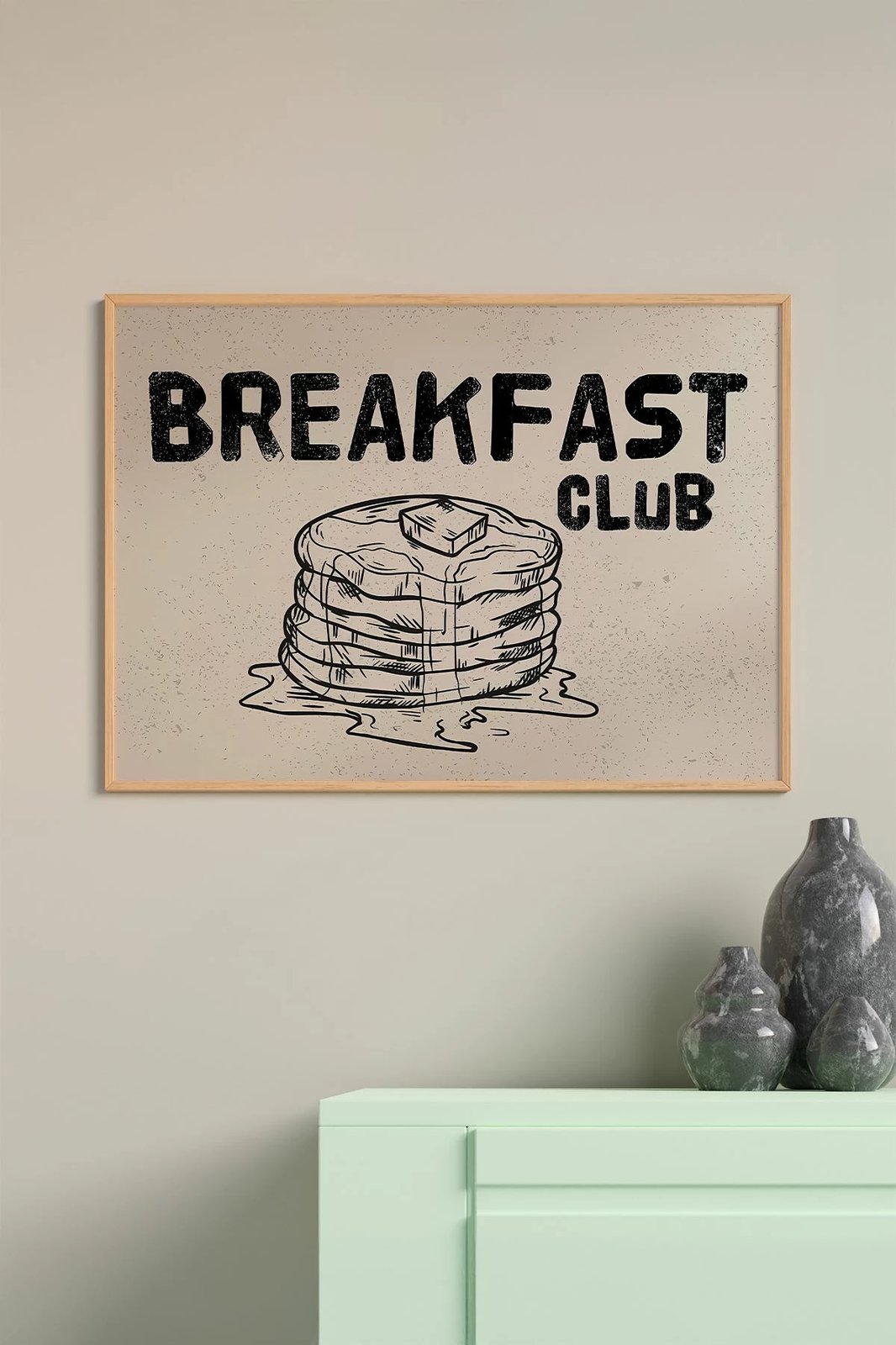 Pikturë dekorative me kornizë, Wallity, Artsmdftek12-3348, shumëngjyrëshe, 33x48cm