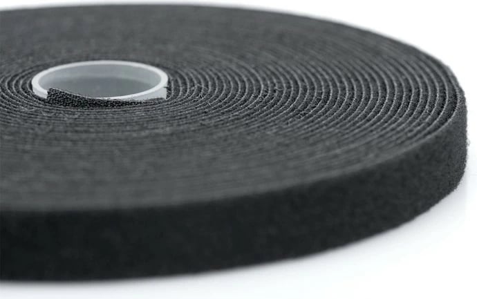 Shirit ngjitës për kabllo Digitus AK-770905-100-S, 10m x 15mm, i zi