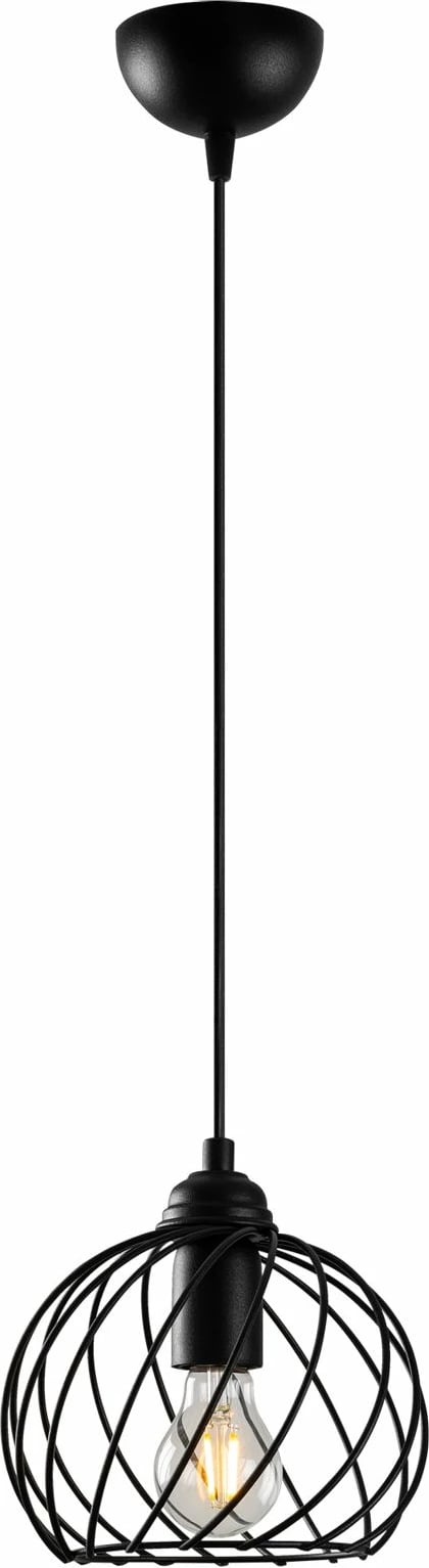 Llambë tavani Opviq Nova, metal i zi, 20x20x115cm