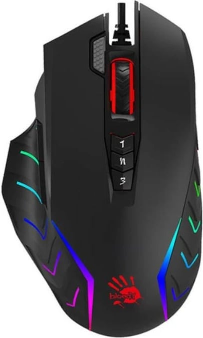 Maus gaming A4 Tech BLOODY J95S, me tela, RGB, i zi