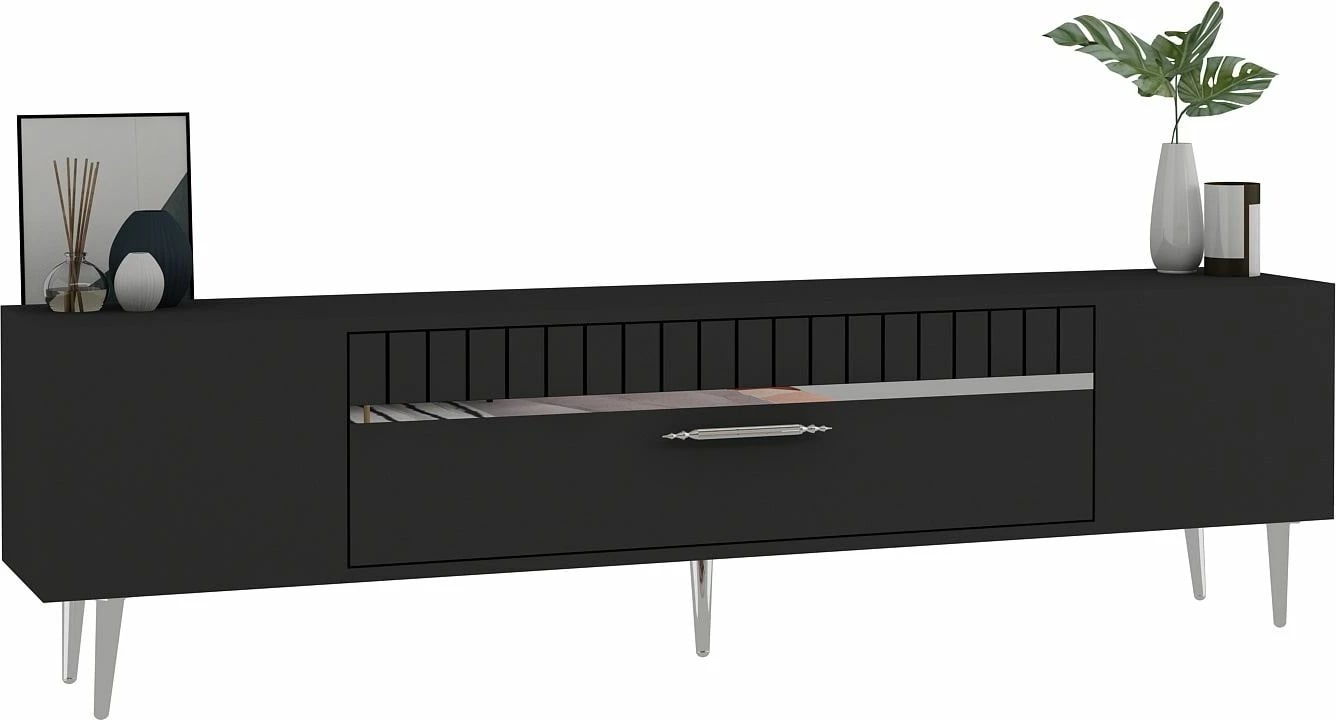 Komodë TV Skye Decor, anthracite, argjend, Dekolp1