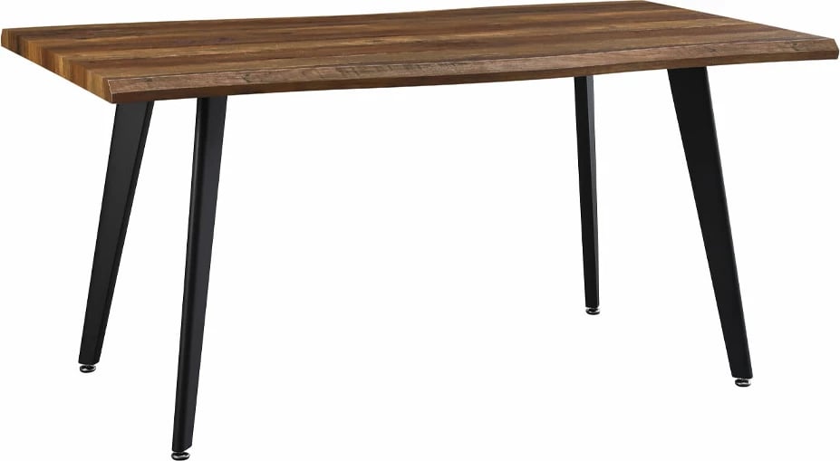 Tavolinë Grooves, ngjyrë arre, 160x90x75cm