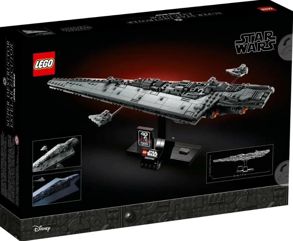 Set LEGO Star Wars 75356 Executor-Class Star Dreadnought, 630 pjesë, model ekspozimi 43 cm, 18+