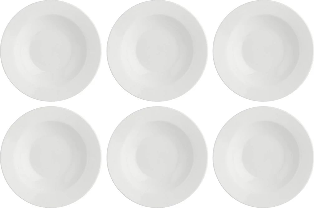 Set pjatash supe LA PORCELLANA BIANCA Essenziale, 23 cm, e bardhë