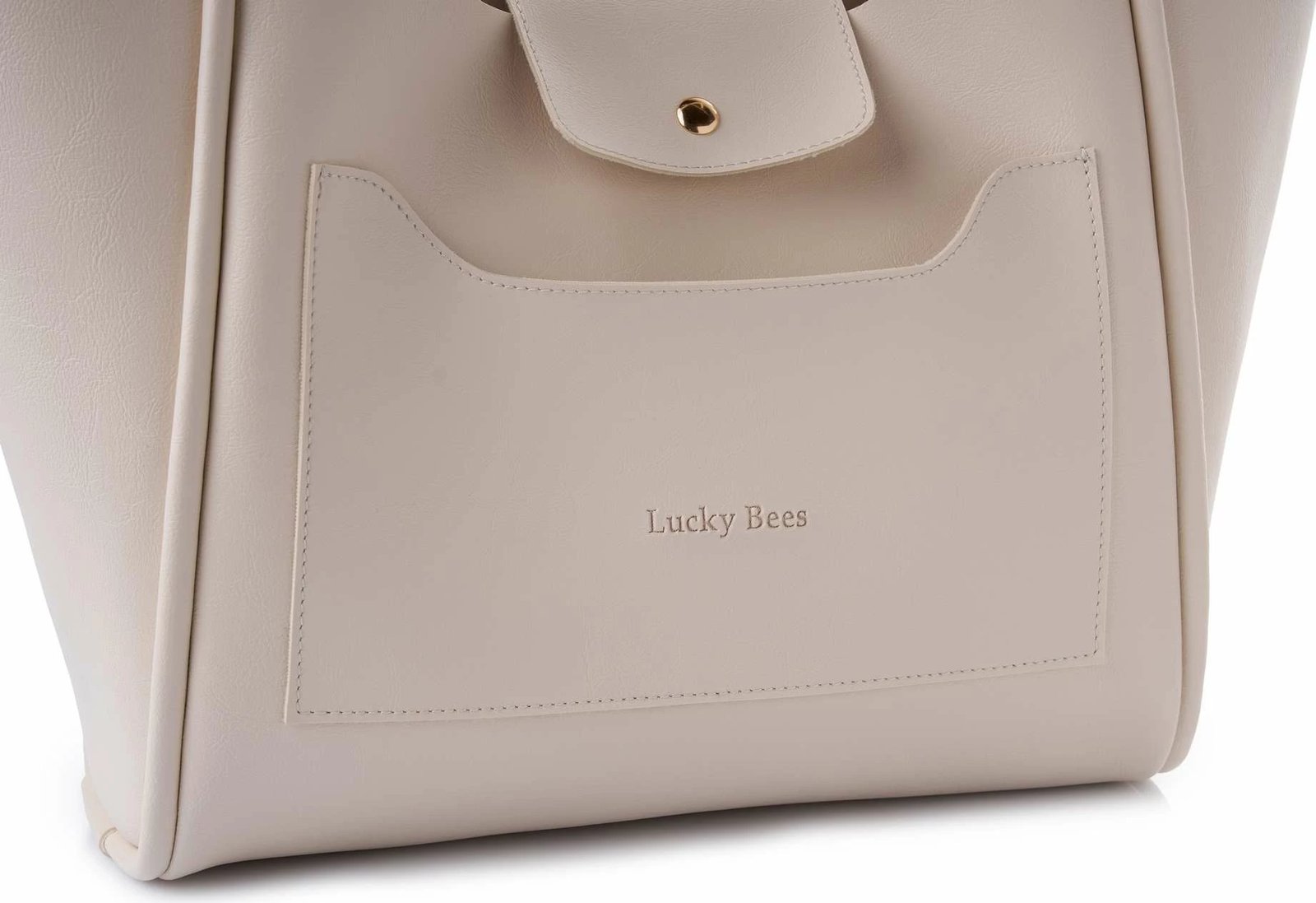 Çantë shpatull për femra, Lucky Bees, krem, Esme