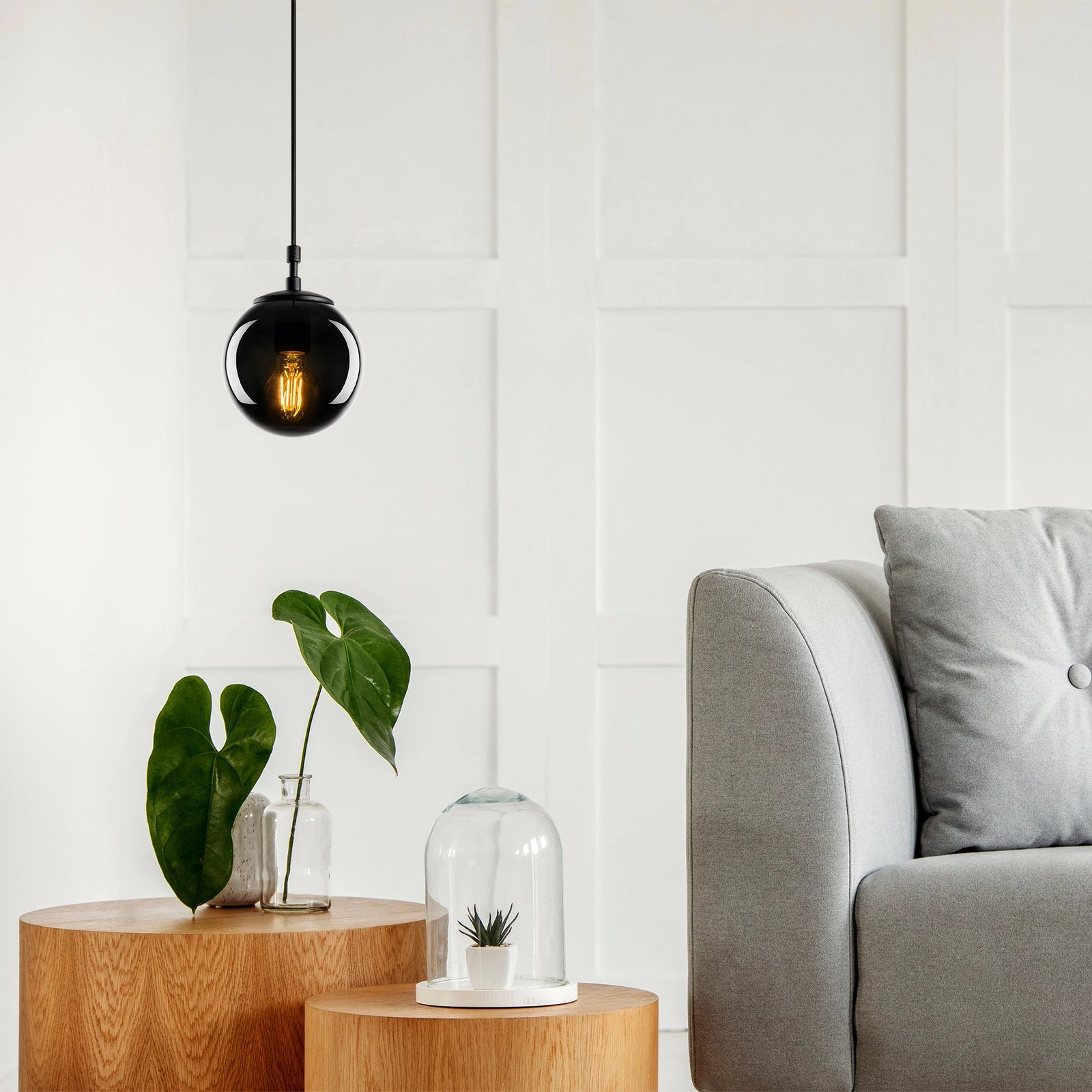 Llambë tavani Opviq, Efe - 2155, e zezë, fume