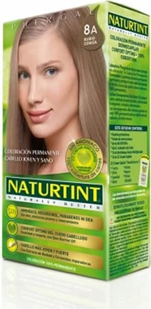 Bojë për flokë uniseks NATURTINT 8A, 150ml