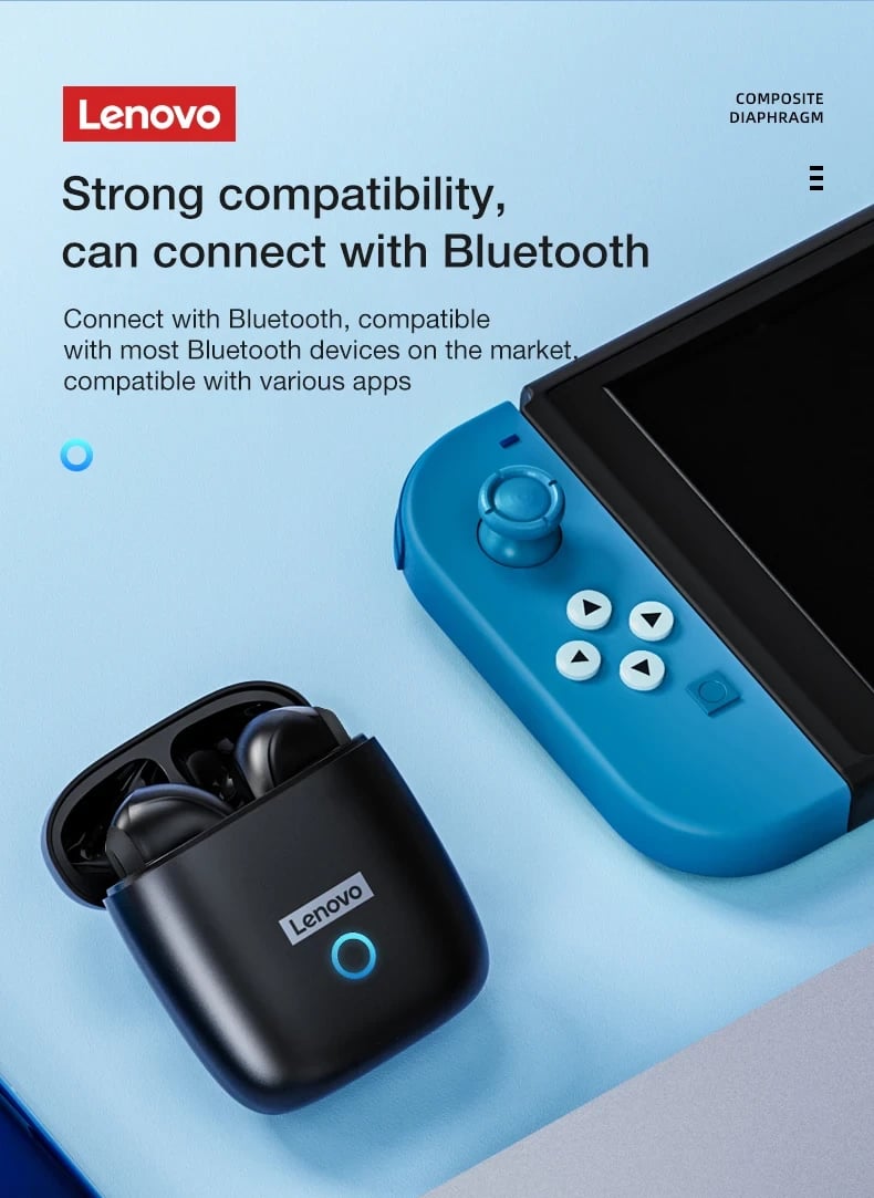 Dëgjuese Lenovo LP50, të zeza