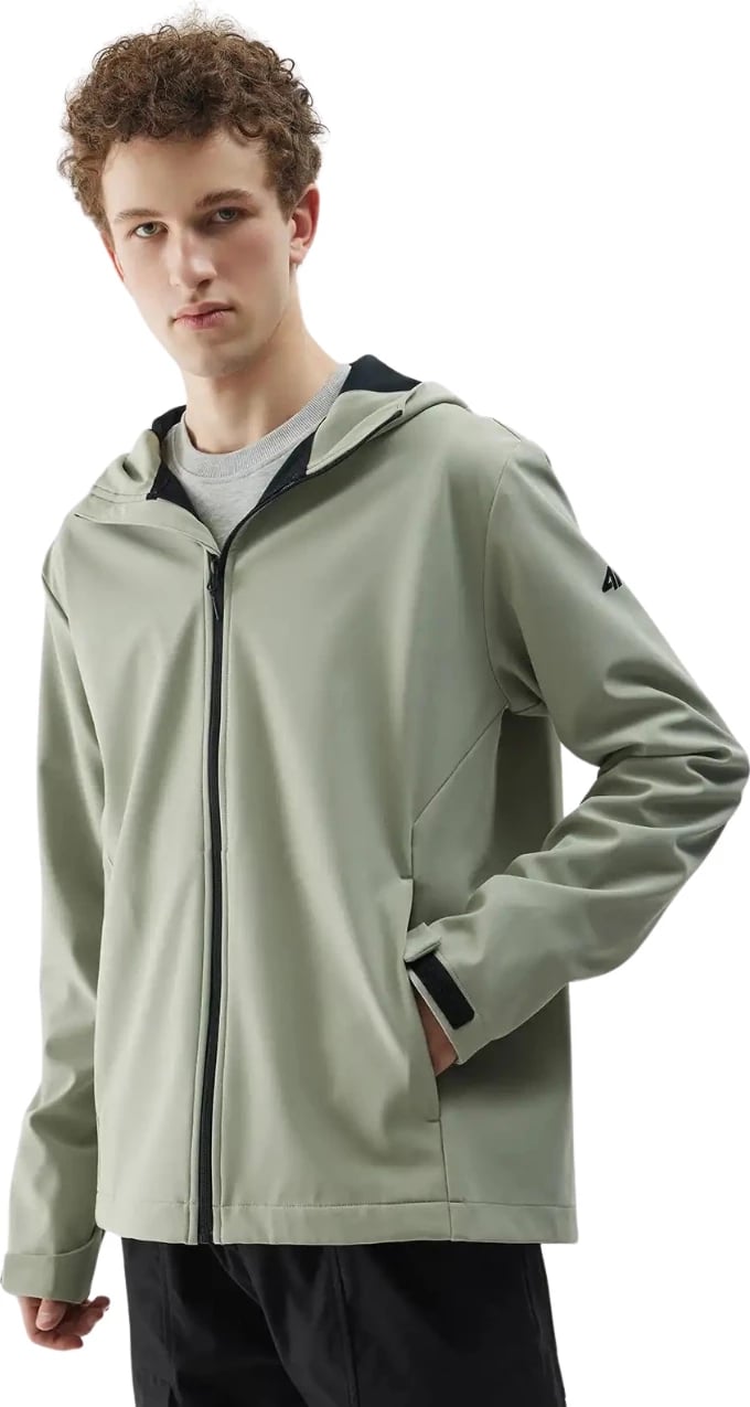 Jakne softshell për meshkuj 4F, e gjelbër