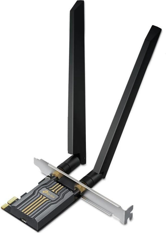 Kasë rrjeti TP-Link Archer TBE400E, PCI Express, Wi-Fi 5, Bluetooth, E zezë
