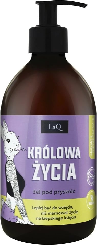 Xhel dushi për femra LaQ Queen of Life Forget-me-not 500ml