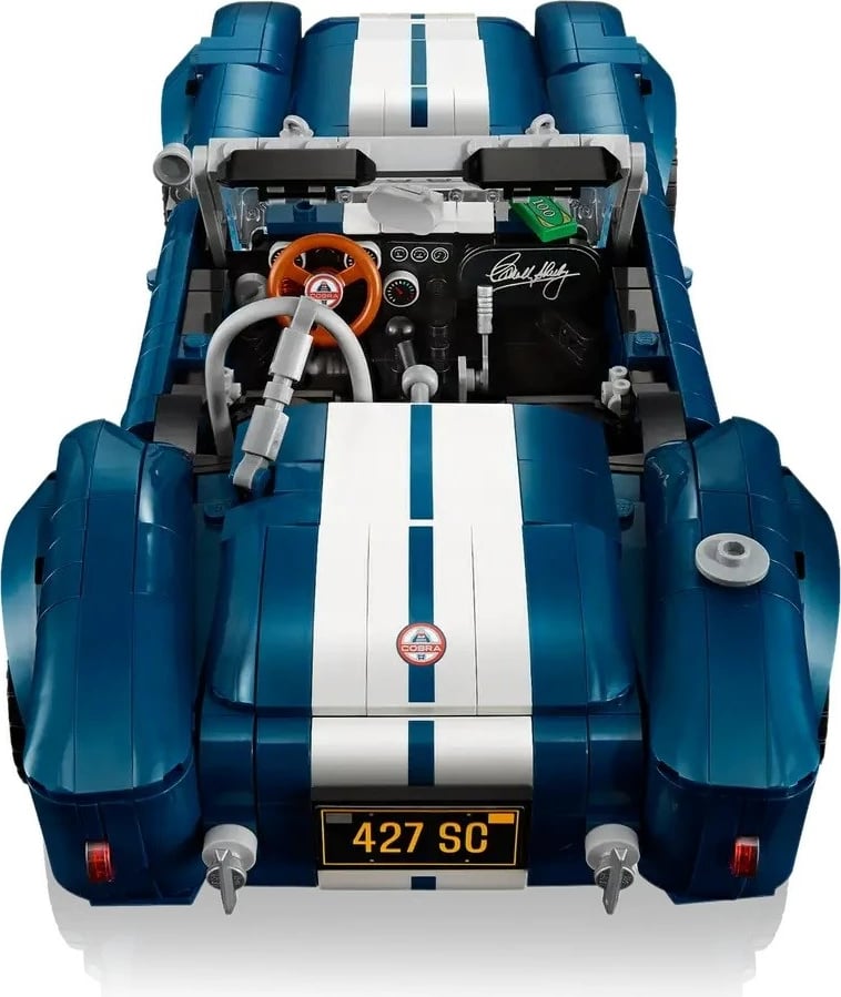 Set LEGO ICONS Shelby Cobra 427 S/C, 10357, për të rritur, Blu